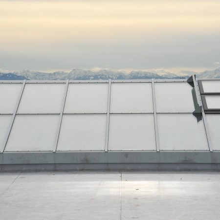 Glasdach ausgeführt von Firma Linzner für die Firma Trumpf