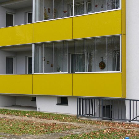 Stahl-Balkonsystem saniert von Firma Linzner